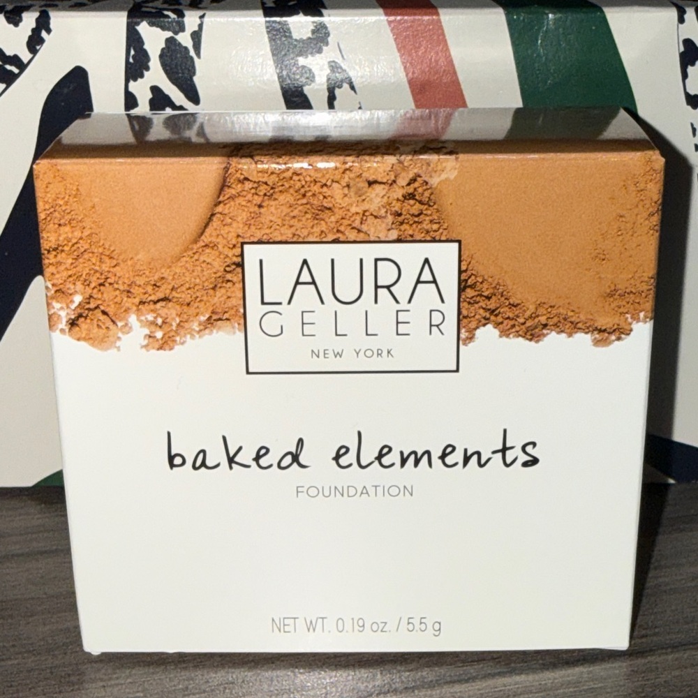 Laura Geller Baked Elements Foundation Powder Deep Full Size BNIB Discontinued